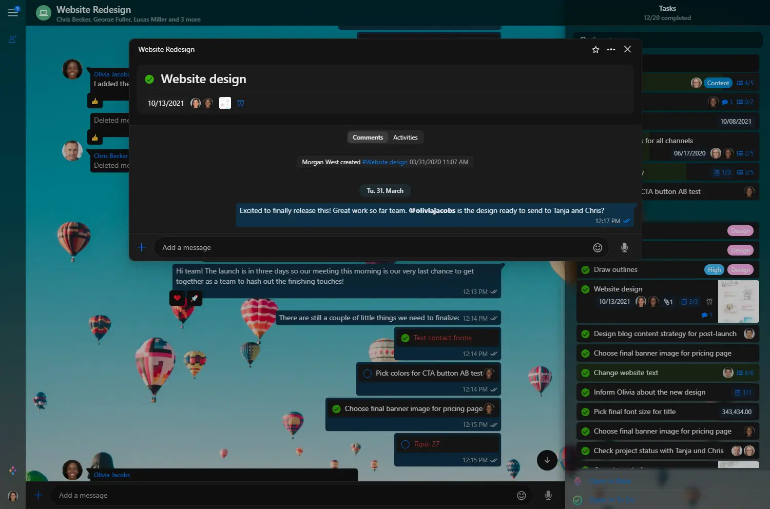 Built-in Task Management