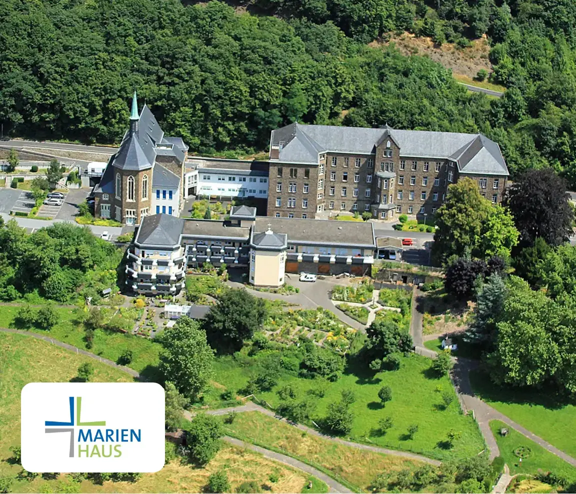 Vogelperspektive der Marienhaus Stiftung in Waldbreitbach